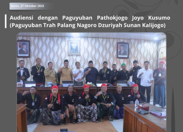 DPRD Kabupaten Demak Terima Audiensi Paguyuban Pathokjogo Joyo Kusumo