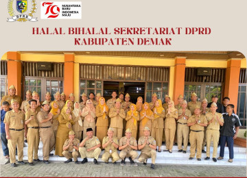 HALAL BIHALAL SEKRETARIAT DPRD KAB. DEMAK