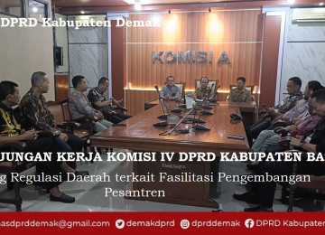 KUNJUNGAN KERJA KOMISI IV DPRD KABUPATEN BATANG