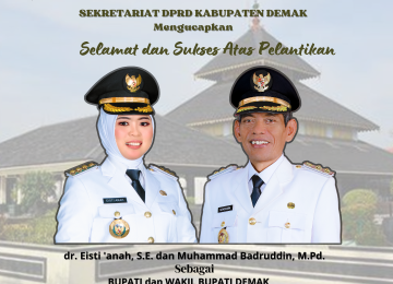 Pelantikan Bupati Demak dan Wakil Bupati Demak