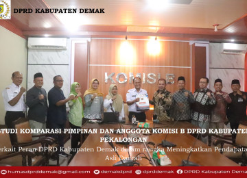 STUDI KOMPARASI PIMPINAN DAN ANGGOTA KOMISI B DPRD KABUPATEN PEKALONGAN